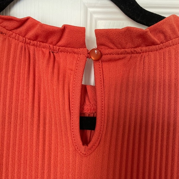 Adrianna Papell Orange Blouse - Picture 4 of 6